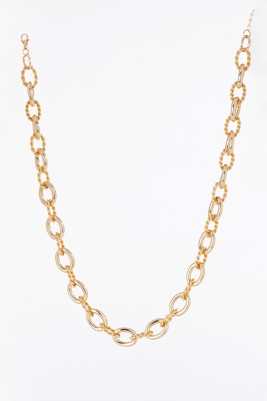 Bold chain necklace - gold