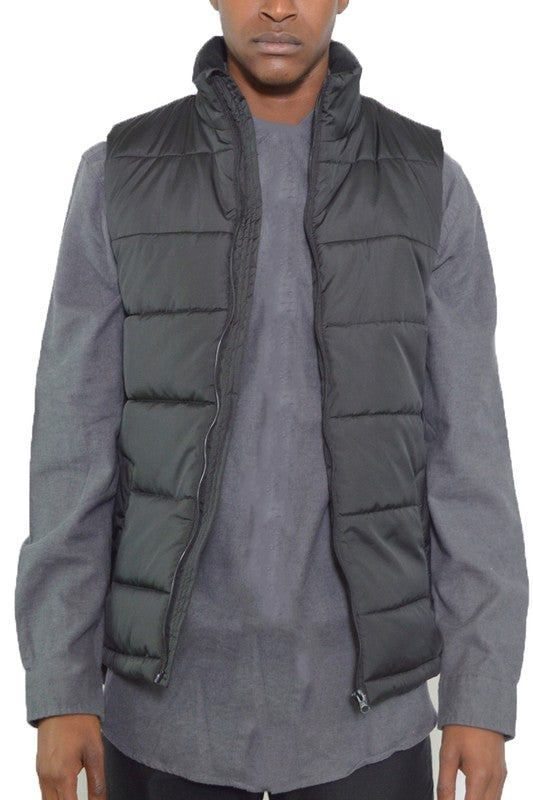 PADDED WINTER TWO TONE VEST