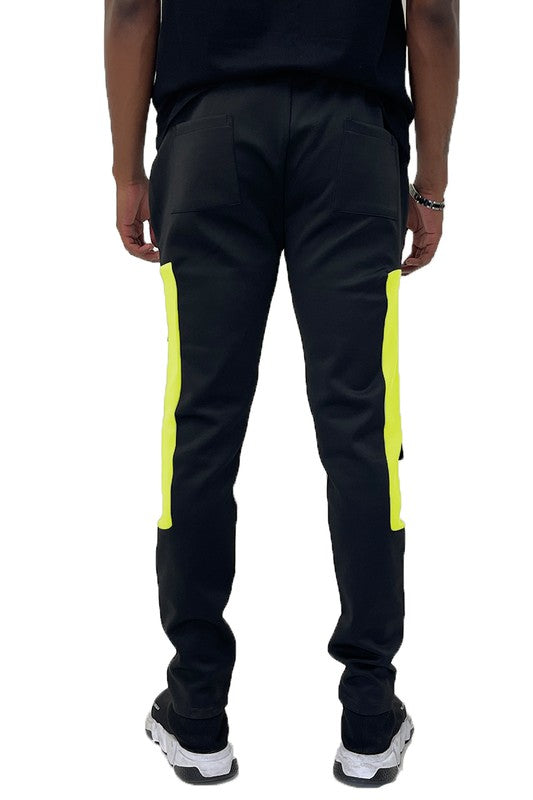 COLOR BLOCK CARGO TRACK PANT