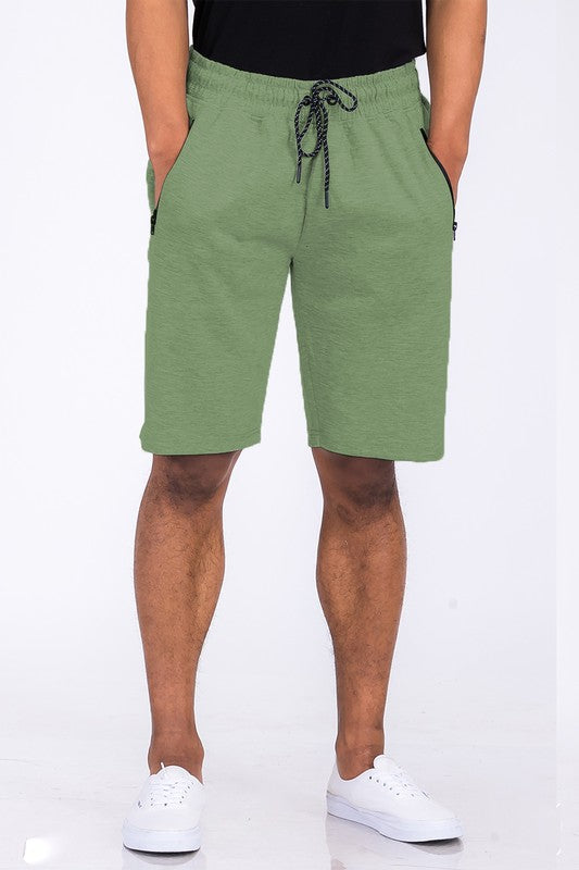 COTTON BLEND LOUNGE SWEAT SHORTS