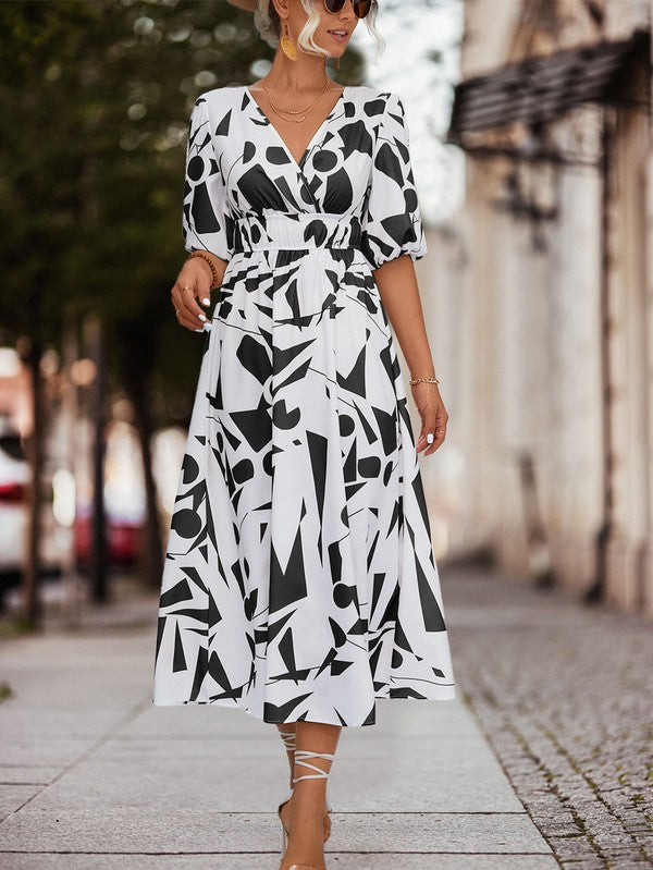 Women Printed Long Dress