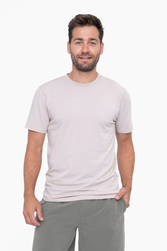 Pima Cotton Blend Short Sleeve Tee