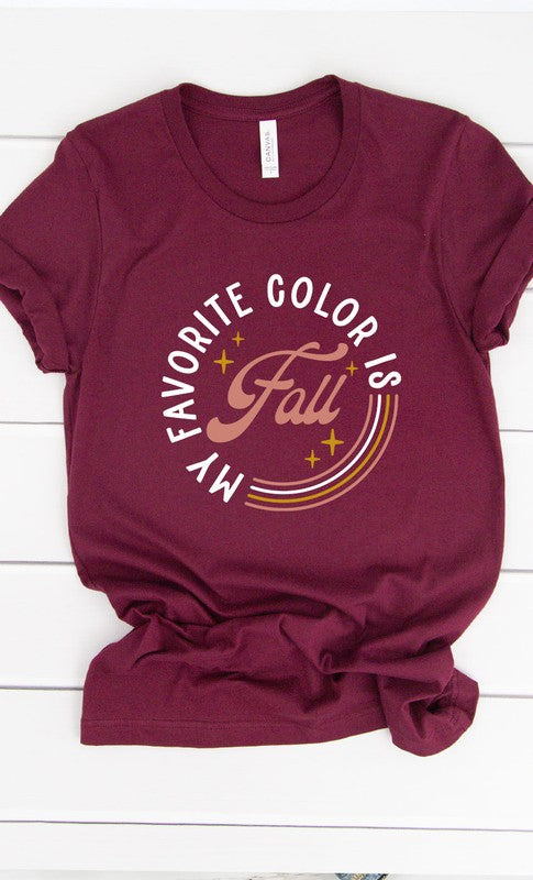 My Favorite Color is Fall Graphic Tee