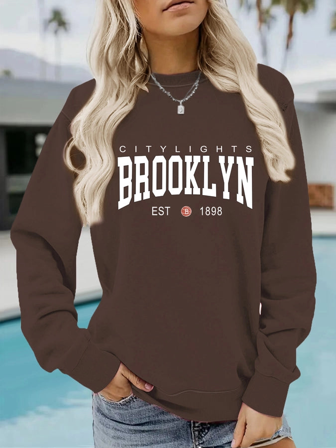 Hoodies & Sweatshirts Long Sleeve Printing Streetwear Letter