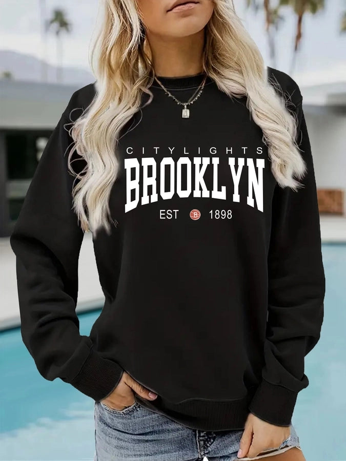 Hoodies & Sweatshirts Long Sleeve Printing Streetwear Letter