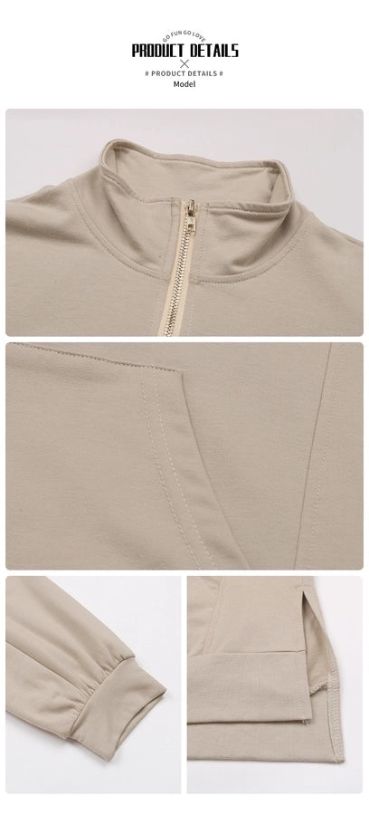 Hoodies & Sweatshirts Long Sleeve Pocket Streetwear Solid Color