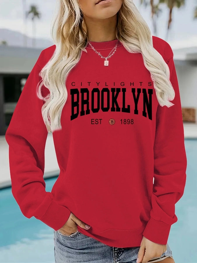 Hoodies & Sweatshirts Long Sleeve Printing Streetwear Letter