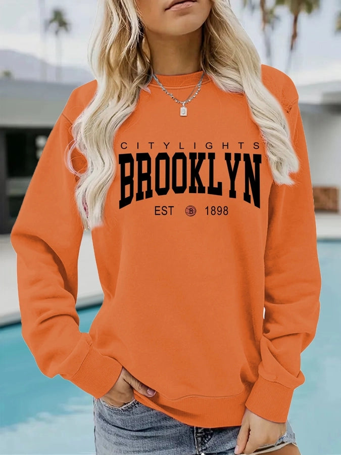 Hoodies & Sweatshirts Long Sleeve Printing Streetwear Letter